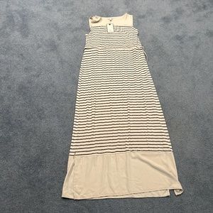 Dana Buchman Striped Maxi Dress